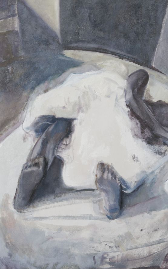 I Fell by Joelle Joubert contemporary artwork Painting