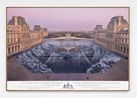 JR au Louvre et le Secret de la Grande Pyramide 30 Mars 2019 6h21 Pyramide architecte I. M. Pei musee du Louvre Paris France by JR contemporary artwork Painting
