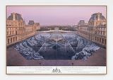 JR au Louvre et le Secret de la Grande Pyramide 30 Mars 2019 6h21  Pyramide architecte I. M. Pei musee du Louvre Paris France by JR contemporary artwork painting sculpture