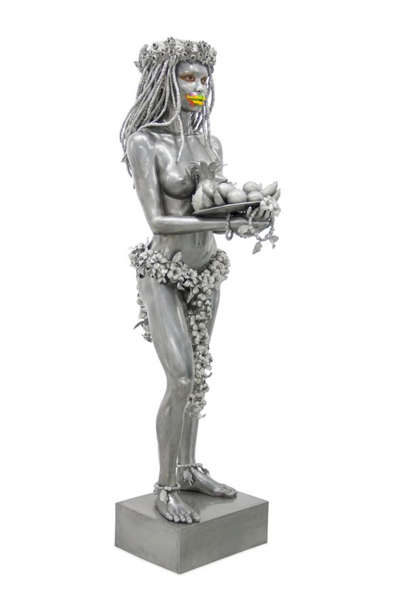 Wahine Paina by Ashley Bickerton contemporary artwork Sculpture