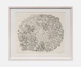 Oval Etching by William Latham contemporary artwork print