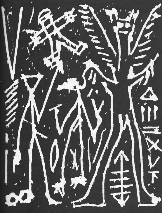 Nachtvision by A.R. Penck contemporary artwork Print