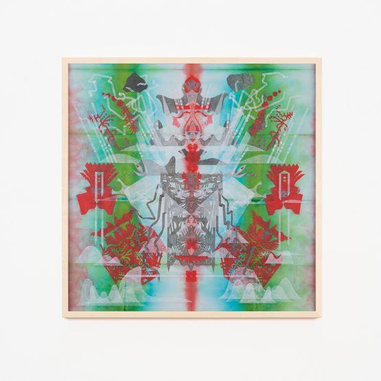 Swaying Ray-Forest Soul Streamers  Mesmerizing Mesh 160 by Haegue Yang contemporary artwork Mixed Media