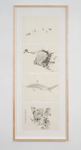 Mer de Corail C. melanopterus by Zheng Bo contemporary artwork works on paper
