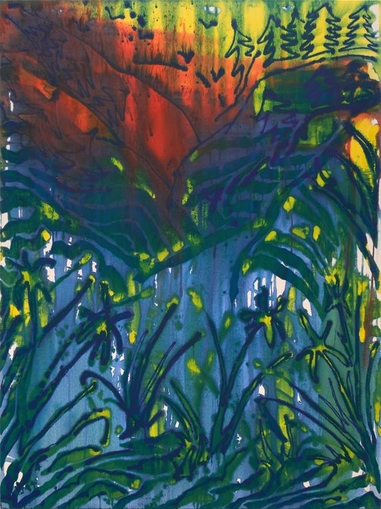 heemoop it burns fast by Saif Azzuz contemporary artwork Painting
