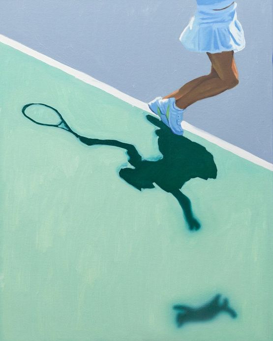 Practice Makes Purrfect 8 by Mauro C. Martinez contemporary artwork Painting