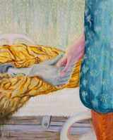 Last moments between parents by Sohrab Hura contemporary artwork painting