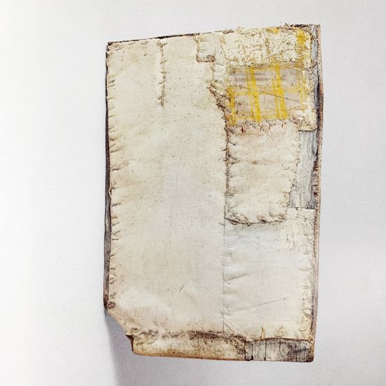 Untitled Page Painting by Lawrence Carroll contemporary artwork Painting