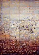 Snow Storm Kosciusko by Imants Tillers contemporary artwork painting
