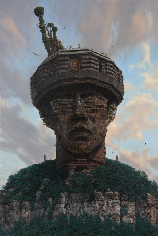 Mountain of the Six Ancestors by Du Kun contemporary artwork Painting