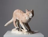 Cat by Linda Marrinon contemporary artwork sculpture