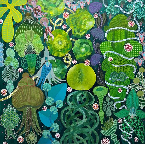 Hortus Marinus by Michael McHugh contemporary artwork Painting