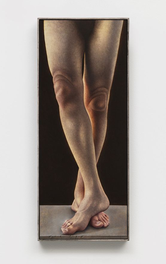 Fathers Poise by Lukas Luzius Leichtle contemporary artwork Painting