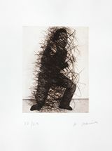 Als Kariatyde by Arnulf Rainer contemporary artwork print