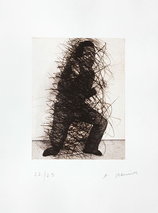Als Kariatyde by Arnulf Rainer contemporary artwork Print