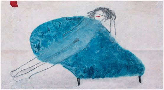 Mavi Koltuk by Azade Koker contemporary artwork Painting