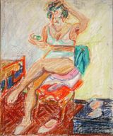 Ohne Titel Martha by Norbert Tadeusz contemporary artwork drawing painting