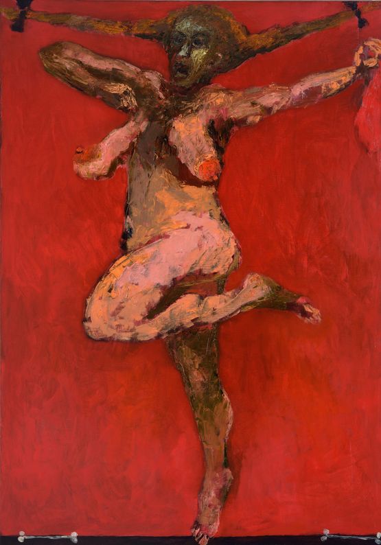 Dancing on bones by Niyaz Najafov contemporary artwork Painting