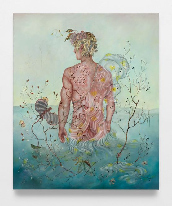 Narcissus by Anj Smith contemporary artwork Painting