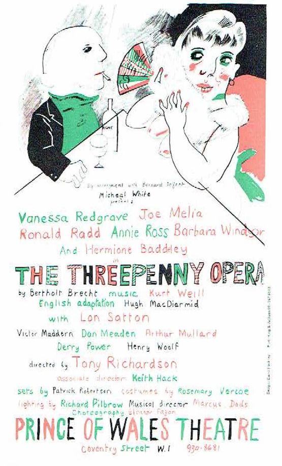 The Threepenny Opera by David Hockney contemporary artwork Works on Paper