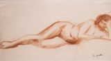 Nu couche by Emile Othon Friesz contemporary artwork works on paper