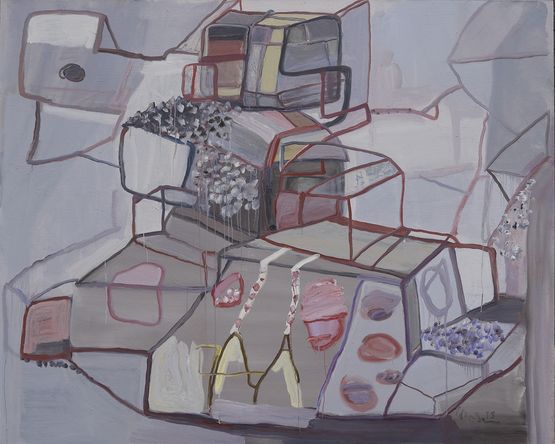 Move away by Wang Chuan contemporary artwork Painting