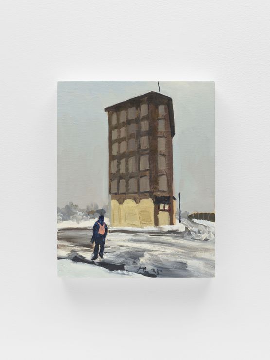 One man One city         by Liu Xiaodong contemporary artwork Painting