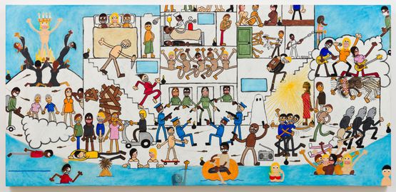 State Of The Union by Jay Stuckey contemporary artwork Painting