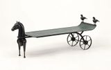 Sulky Horse Coffee Table by Jean-Marie Fiori contemporary artwork sculpture