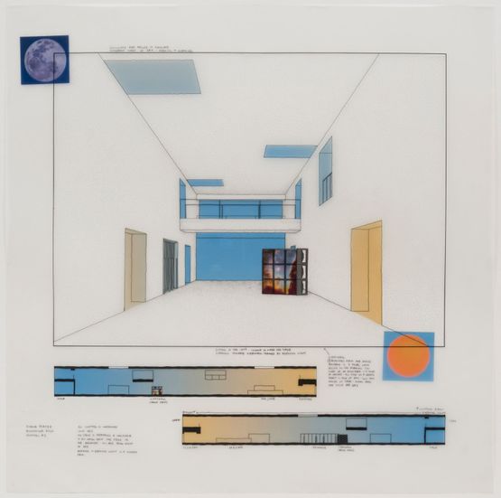 Munchner Ruck Proposal 2 by Diana Thater contemporary artwork Works on Paper