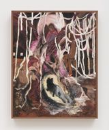 Chased Through the Night by Veronica Fernandez contemporary artwork painting