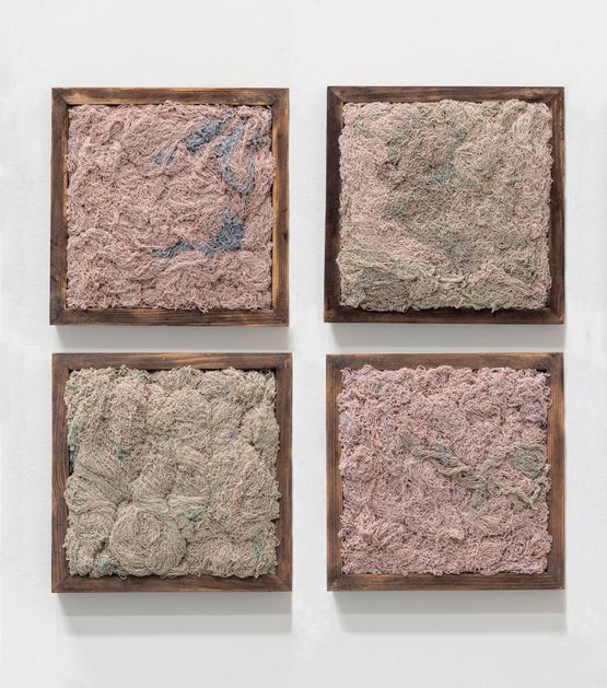 Timeframe by Afra Al Dhaheri contemporary artwork Textile