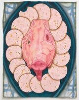 Lunch I by Priscilla Rose Howe contemporary artwork painting