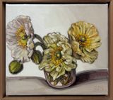 Poppies by Sam Michelle contemporary artwork painting