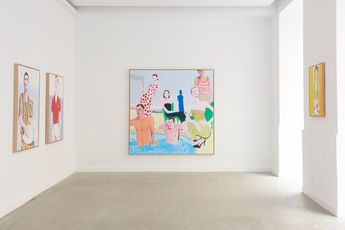 Contemporary art exhibition Xevi Sola TO BE at Alzueta Gallery Madrid Spain