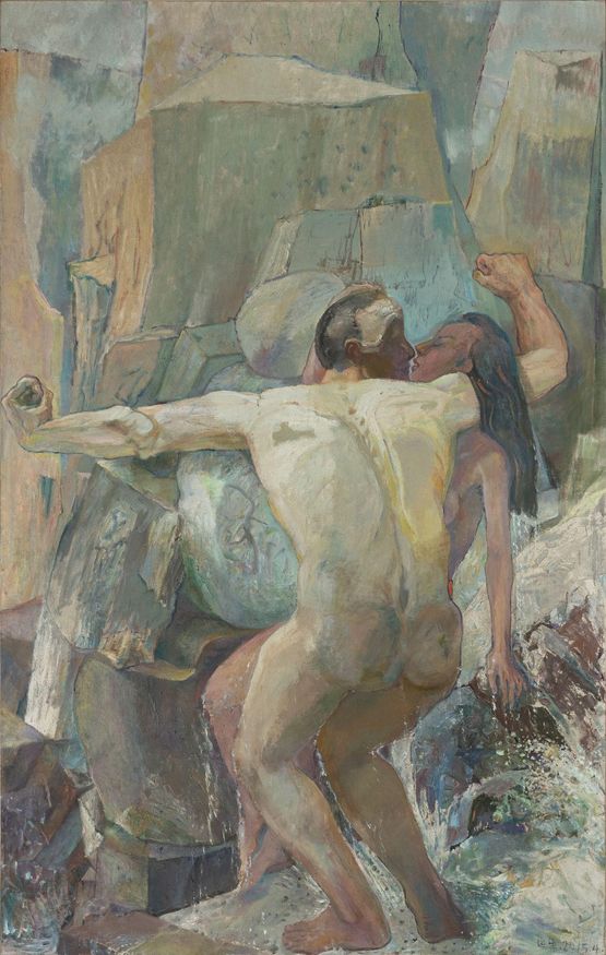 Love and Compassion by Yuan Yunsheng contemporary artwork Painting
