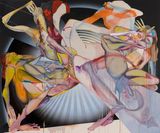 Crystal Town by Christina Quarles contemporary artwork painting