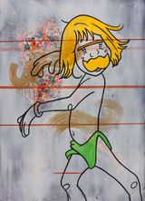 Im with you  the Constellations by Wong Lip Chin contemporary artwork painting