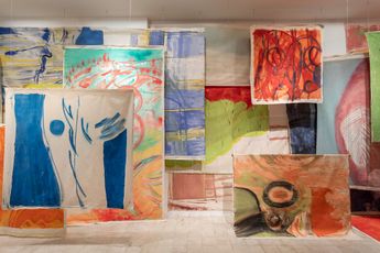 Contemporary art exhibition Vivian Suter Tintin Nina  Disco at Gladstone 130 East 64th Street New York United States