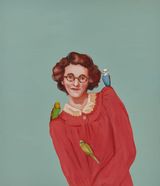 Welcome Home by Joanna Braithwaite contemporary artwork painting works on paper
