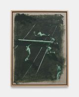 Dark Green Tennis by Holly Lowen contemporary artwork painting