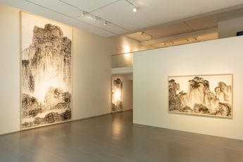 Contemporary art exhibition Han Hsiang-ning A Representation of the 1960sInk Art at Asia Art Center Taipei II Taiwan