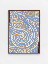 Untitled Mascara azul by Emma Reyes contemporary artwork painting