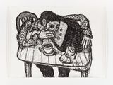 Waiting Rituals 03 by Khaled Jarada contemporary artwork drawing works on paper