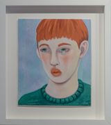 Boy Overwhelmed by Marina by Helen Downie contemporary artwork painting