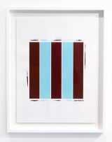 Untitled Stripes 01 by Thomas Wachholz contemporary artwork works on paper
