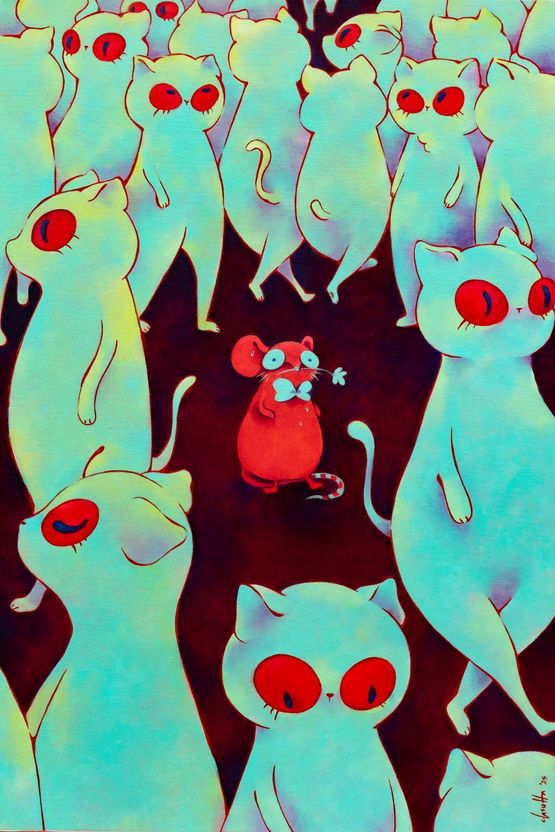Hopeless Romantic by Clasutta contemporary artwork Painting