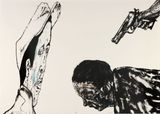 White Squad by Leon Golub contemporary artwork print