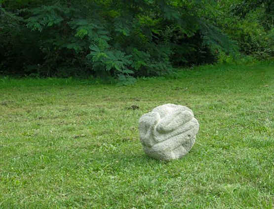 Selbstportrait als Kind 5 by Leander Schonweger contemporary artwork Sculpture