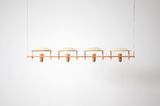 Loofah Ceiling Lamp by Fernando Laposse contemporary artwork sculpture